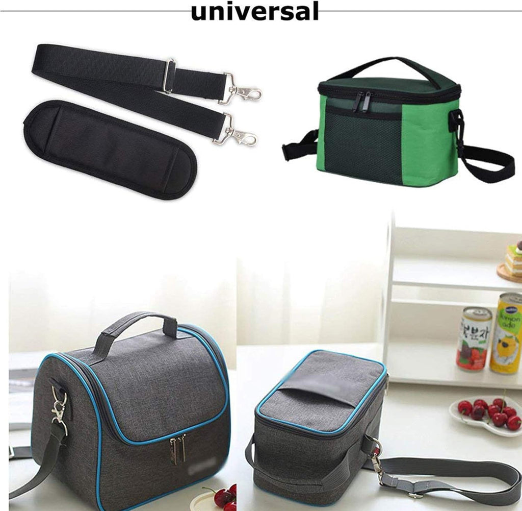 61" Replacement Shoulder Strap, Padded Long Duffel Bag Strap Universal Adjustable Shoulder Belt with Metal Hooks and Non-Slip Pad for Briefcase Pet Carrier Bag Tool Laptop Camera Bag